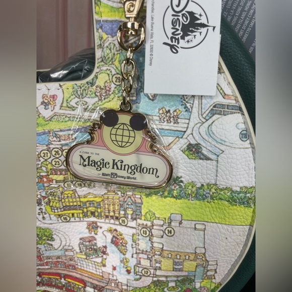 Disney 50TH Commemorative Shoulder Bag with 2WAY Charm Walt Disney World Resort - Picture 13 of 16